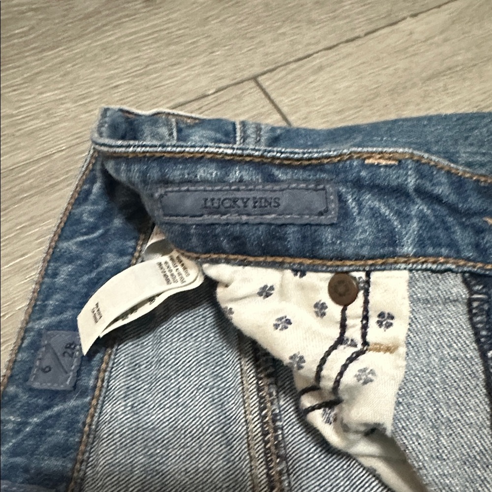 Lucky Brand women’s lucky pins Fit Blue Jeans size 6 / 28 - Picture 5 of 10